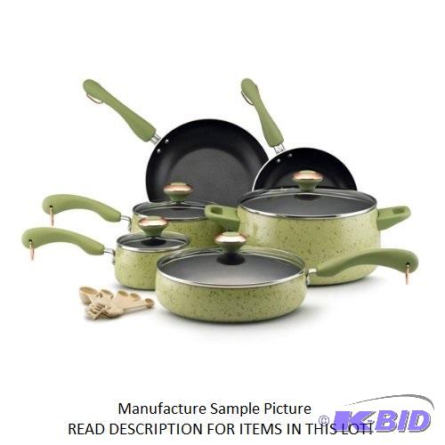 lot 134 image: Paula Deen Signature Cookware Set - 13 pieces...