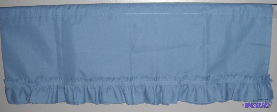lot 136 image: Country Blue Valance - 61" x 13" - ...