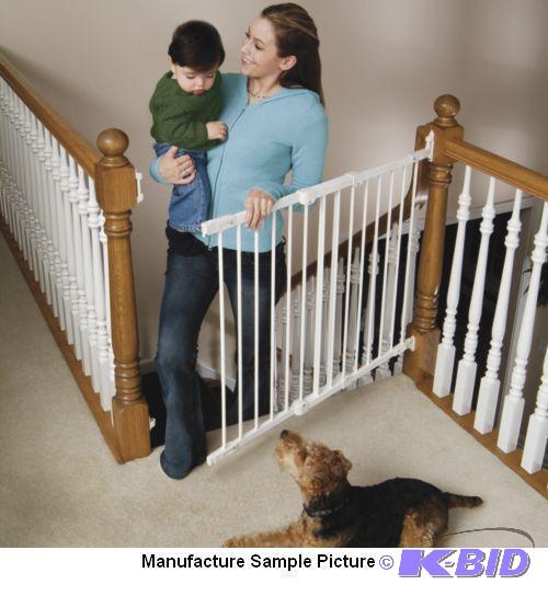 lot 163 image: Kidpro Angle Mount Safeway Kids Gate - White ...