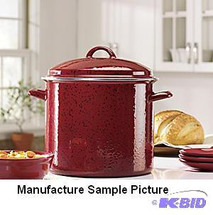 lot 165 image: Paula Deen Stockpot - Red - 12 quart -&nbspP...