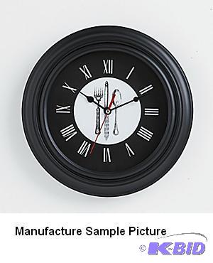 lot 166 image: Kitchen Flatware Clock -&nbspQuartz movement...