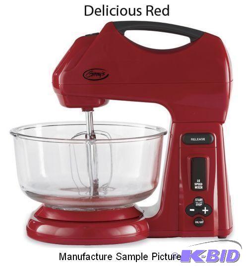 lot 170 image: Ginnys Brand Red Stand Mixer - They rarely m...
