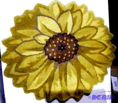 lot 193 image: Sunflower Rug - 32" x 27" - Retail ...