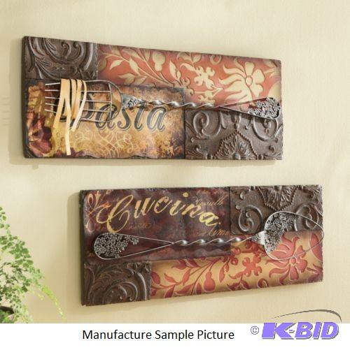 lot 214 image: Cucina Wall Art - Bold as a spicy puttanesca ...