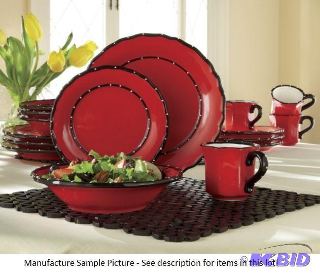 lot 216 image: Nine Piece Ruffle Dinnerware Set - Sprinkles ...