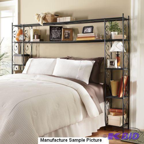 lot 30 image: Leaf Scroll Storage Headboard - Leaf Headboar...