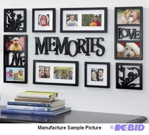 lot 44 image: Eight Piece Photo Frame Set - Originally a 9 ...