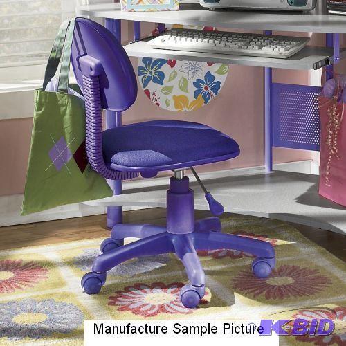 lot 68 image: Purple Task Chair - Features seat height and ...