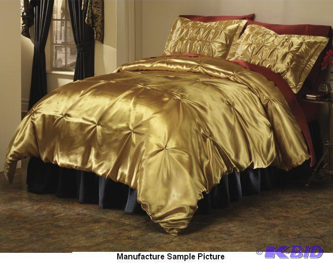 lot 81 image: Diamante Full Coverlet - Gold - Pretty "...