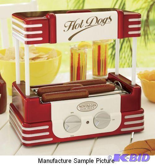 lot 85 image: Nostalgia Electrics 50s Style Hot Dog Roller...