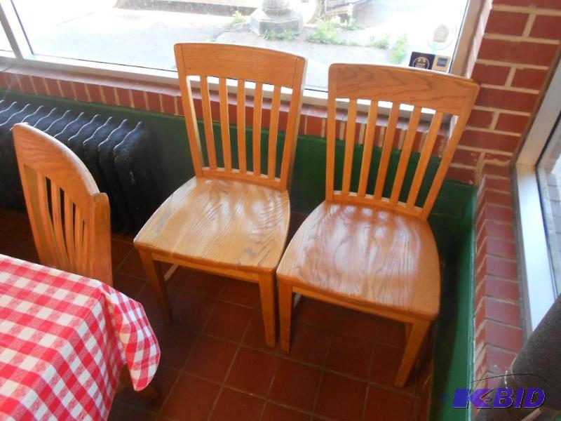 2 Wooden Chairs