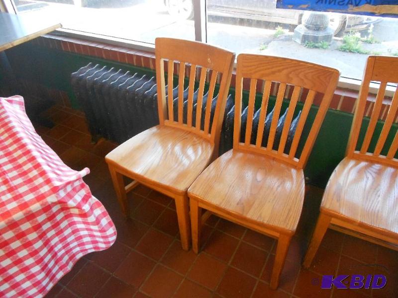 2 Wooden Chairs