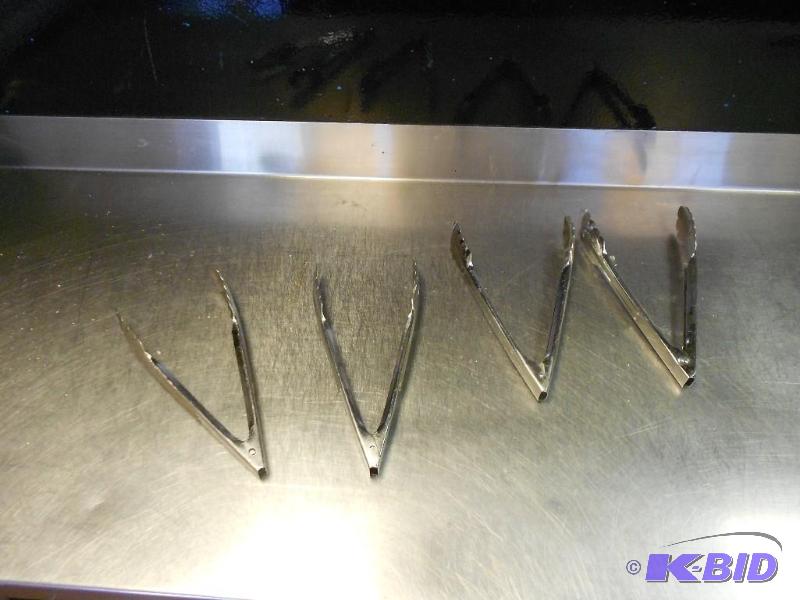 4 Small Tongs