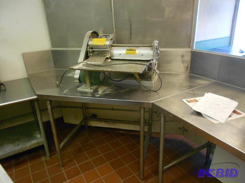 Stainless Steel Corner Table