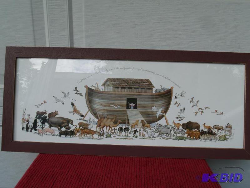 Framed Noahs Ark Print