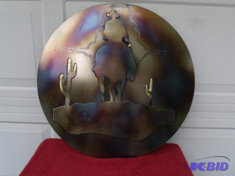 Metal Wall Art  Cowboy
