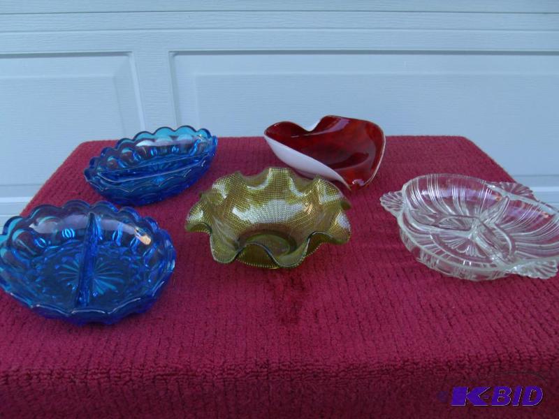 Decorative Glass Bowls  Lot5