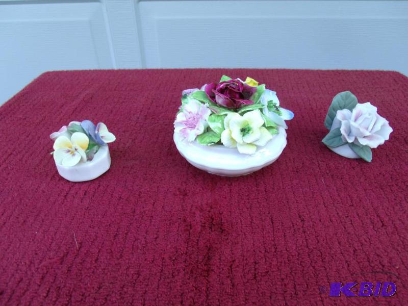 Decorative Floral Collectible   Lot3