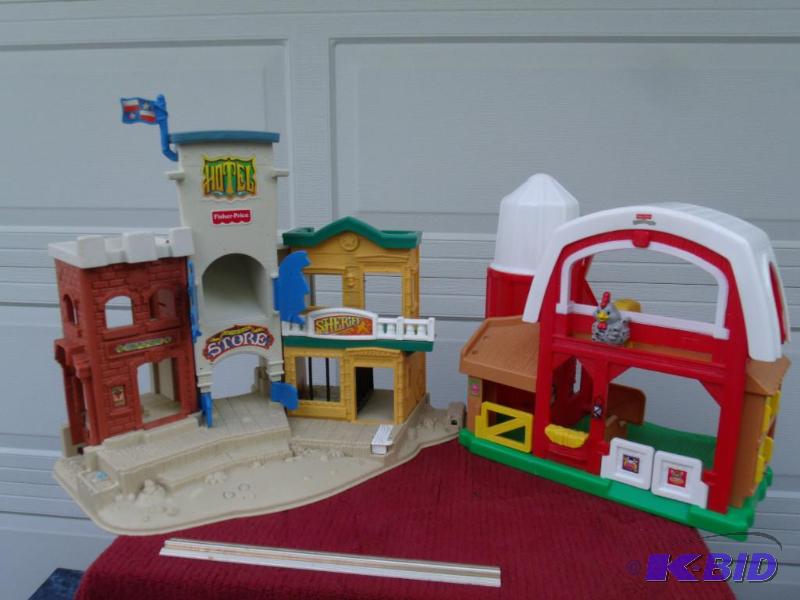 Fisher Price Little People Western Town and Barn