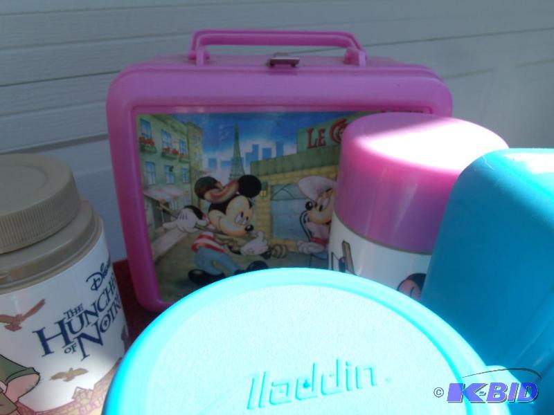 Vintage Lunchboxes with Thermos  Lot4