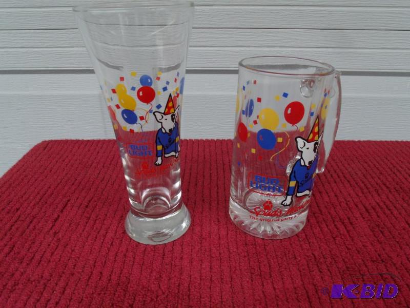 Budweiser Spuds Glasses   Lot2