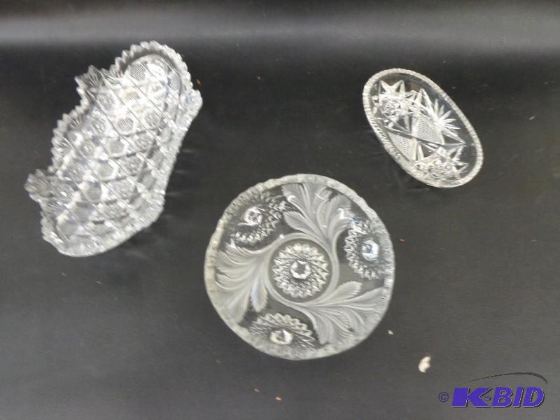 CrystalGlass Bowls&nbsp &nbsp 5&quot Diam...