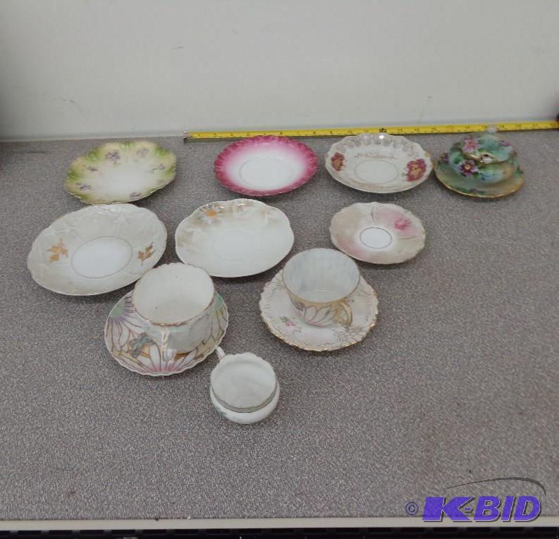 Vintage Saucers and Cups Various Designs 4&qu...