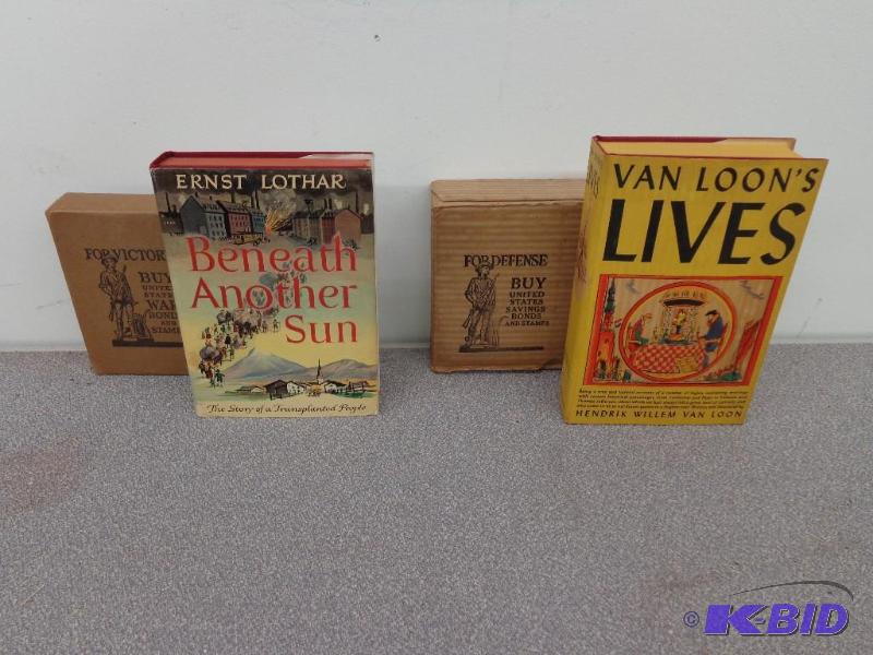 Vintage Books 1942 Van Loon Lives 1943 Beneat...