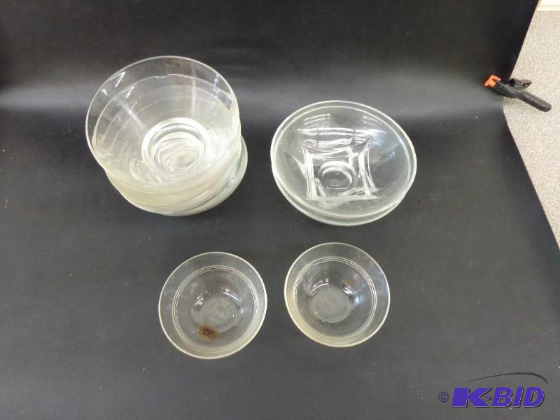Various Clear Glass Bowl&nbsp 4 12&quot to...