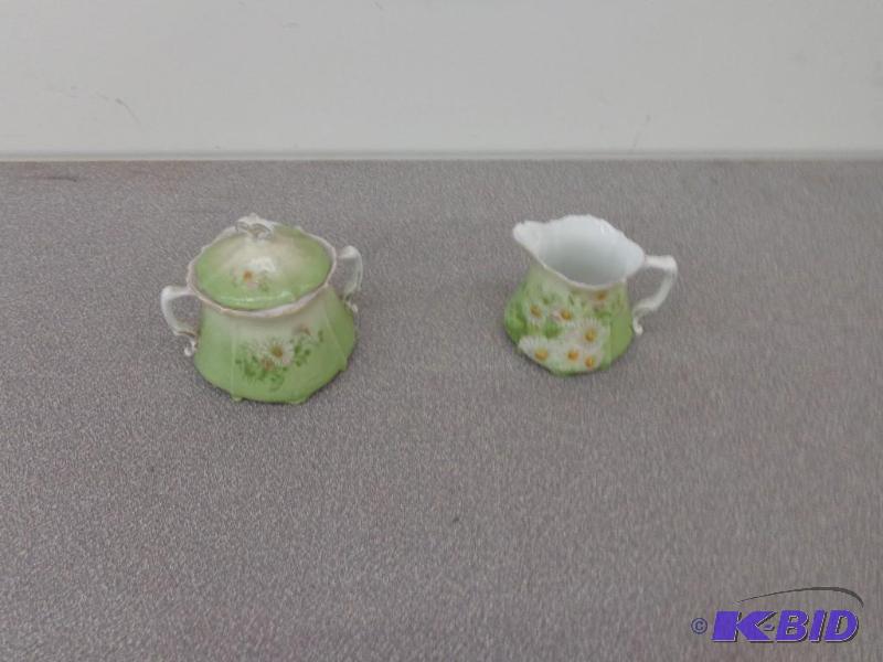 Sugar and Creamer Set Made in Germany Floral ...