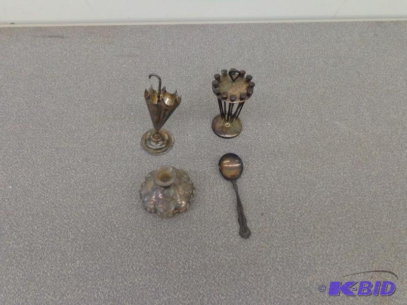 Unique Silver Items 4&quot Umbrella Stand 4&...