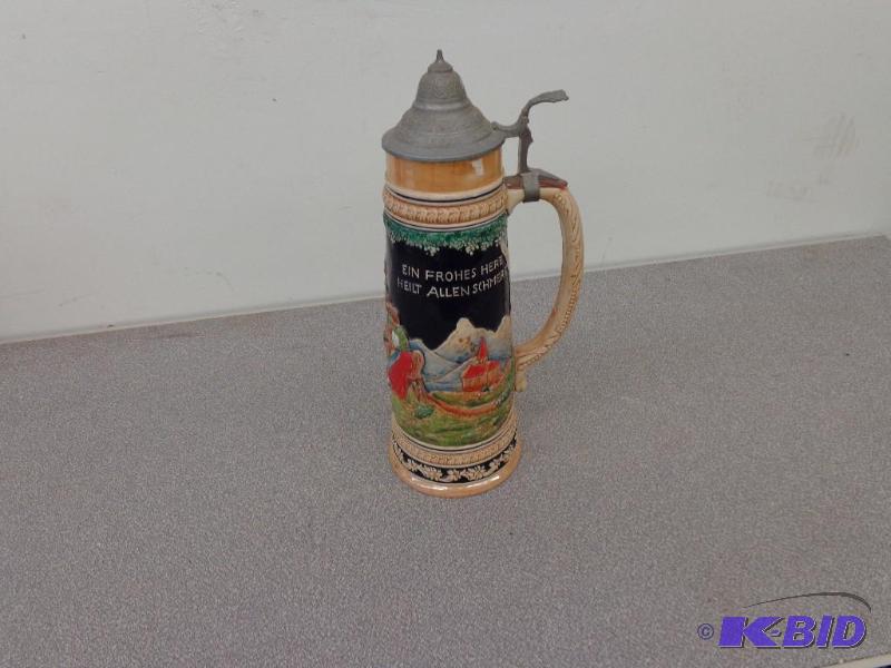 German 2 Liter Beer Stein 17&quot x 5&quot ...