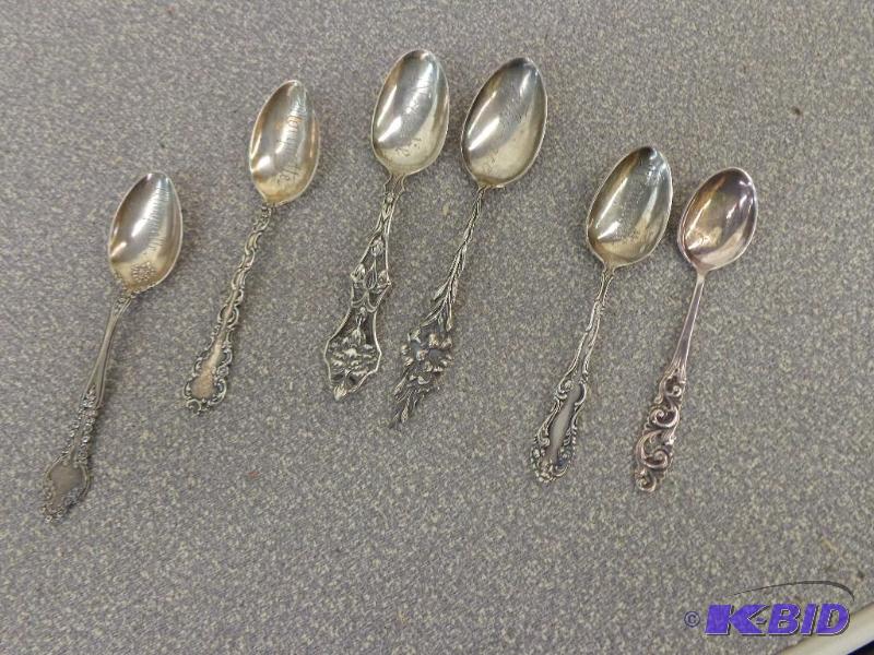 Lot of Sterling Silver Spons 5&quot Long Mos...