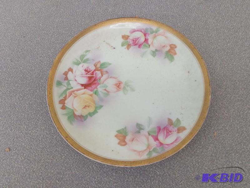 PVJS Germany Floral Plate 12&quot Diameter...