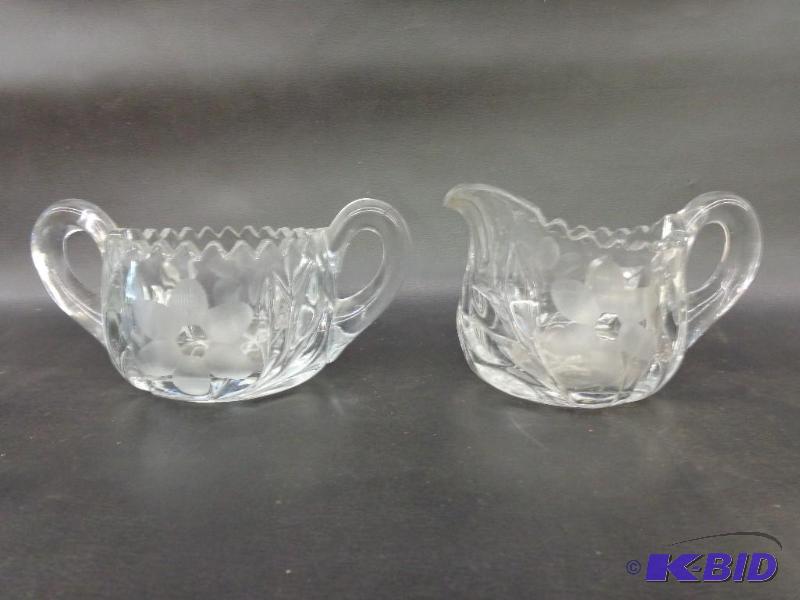 Glass Sugar Bowl &amp Cream Dish Sugar Bowl ...