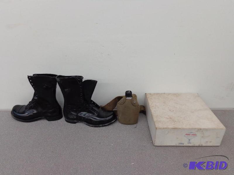 Para Trooper Boots and Military Canteen&nbsp...
