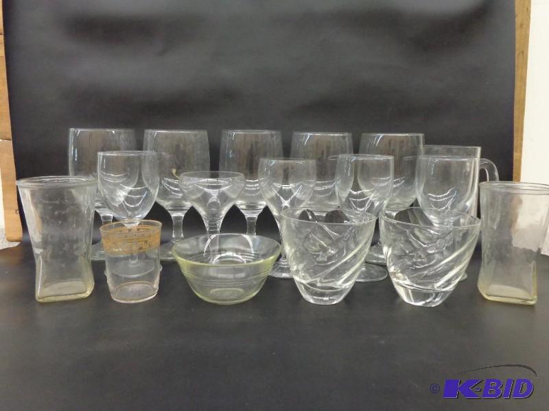 Various Size Wine Glasses Small Cups - 1 Drin...