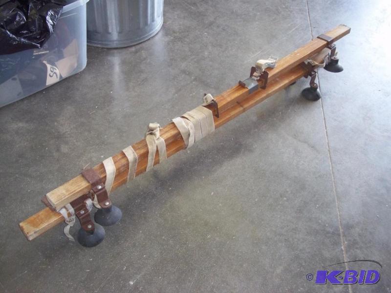 lot 136 image: Ski wood car carrier...