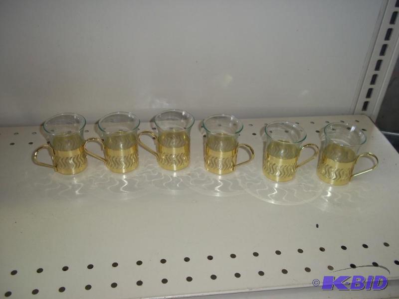 lot 144 image: Shot Glasses with Holders...