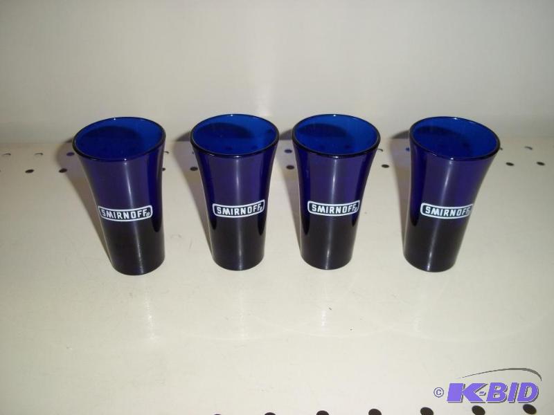 lot 148 image: 4 Smirnoff Shot Glasses...
