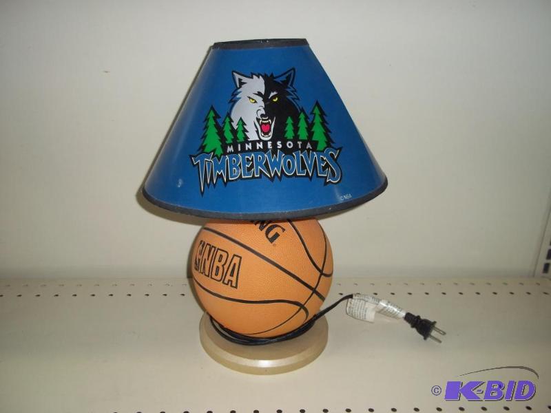 lot 165 image: Timberwolves lamp...