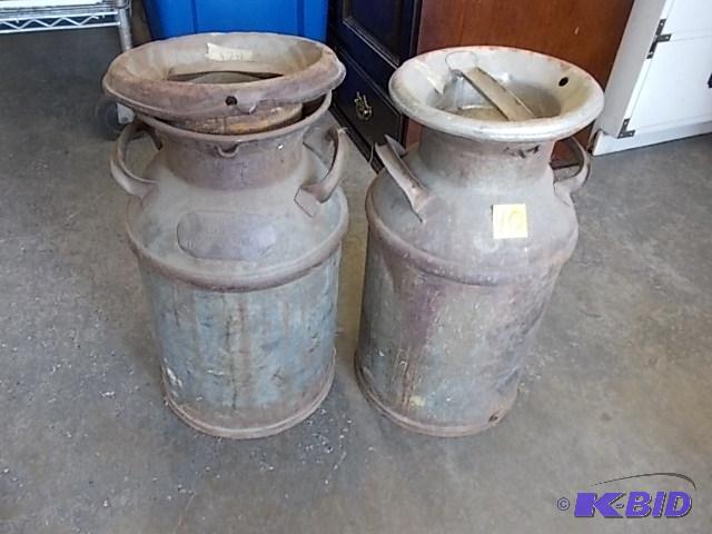 2-Milk Cans...