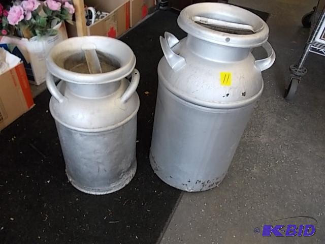 2-Milk Cans...