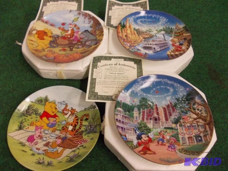 4-Collector Plates, Walt Disney World 25th An...