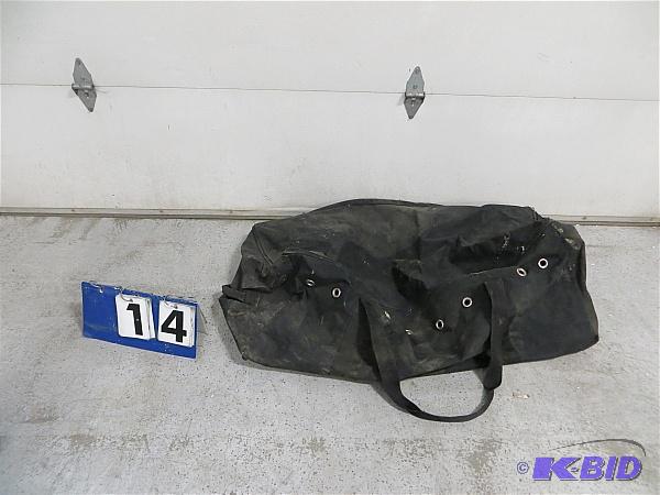 lot 14 image: Extra Large Black Duffel Bag....