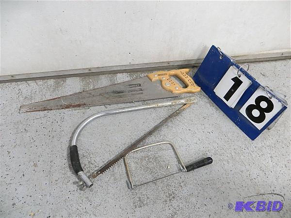 lot 18 image: 3 saws....