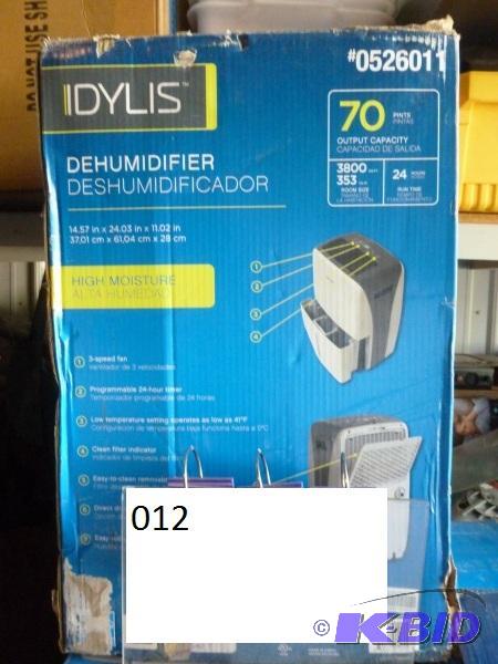 Idylis dehumidifier. 70 pint capacity. Appear...