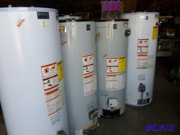 4 used natural gas water heaters. 1 - 2 maybe...