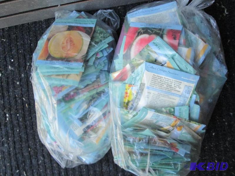 200 packs of mixed garden seeds...