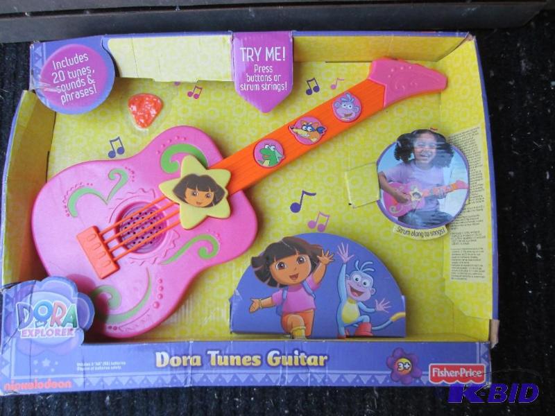 Dora Tunes Guitar includes 20 tunes, sounds a...
